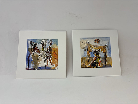 2 st. Tavlor av Maria jnej Beltran