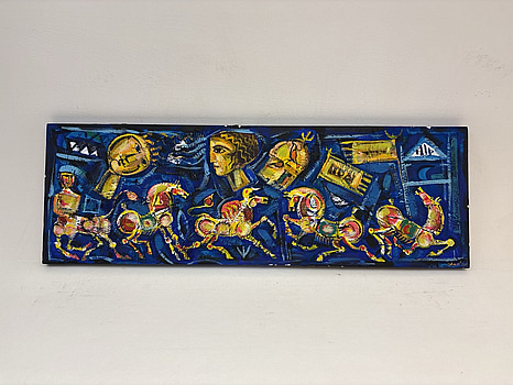 Canvastavla signerad ”Wanday”