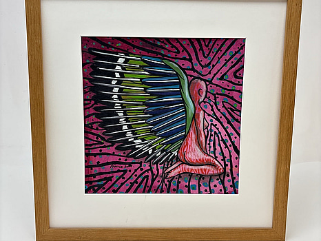 Tavla i ram signerad: José ”pepe” Franco