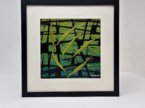 Tavla i ram signerad: ”Romina Wainsten”