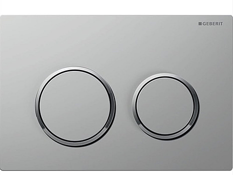 Spolknapp Geberit Omega 20 Matt/Blankförkromad