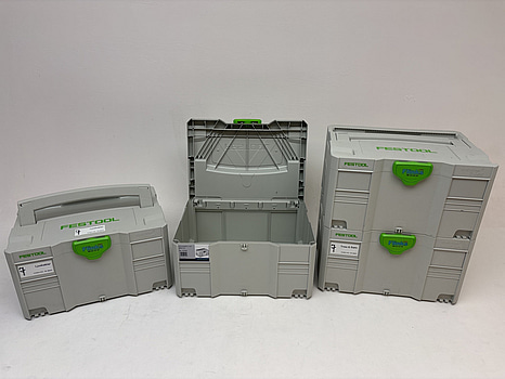 4 st. Förvaringslådor Festool.
