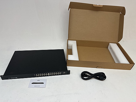 L2/L3 Gigabit Ethernet-switch Ubiquiti, EdgeSwitch 24 250W.
