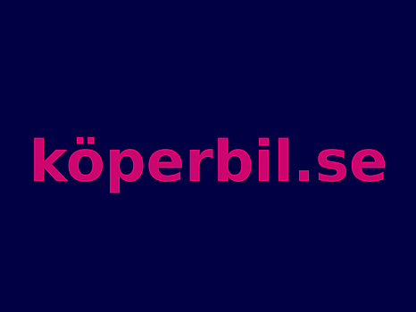 Domännamnet köperbil.se