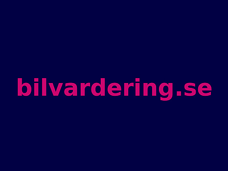 Domännamnet bilvardering.se