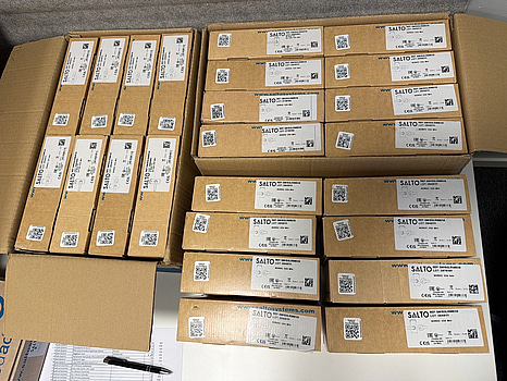 24 st. Dörrbladsläsare Salto XS4 Mini Nordic Svart