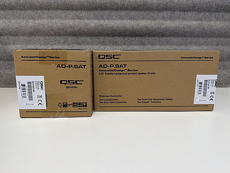2 st. Högtalare QSC AD-P.SAT AcousticDesign 2-pack