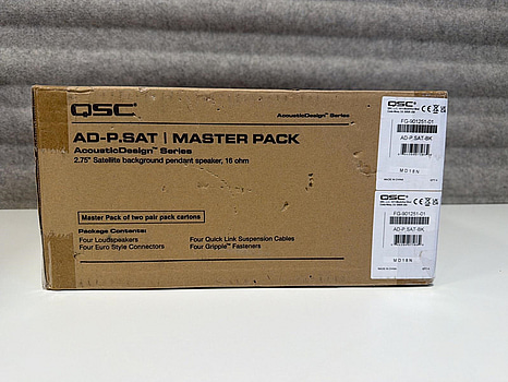 4-pack Högtalare QSC AD-P.SAT Master Pack Acoustic Design Series