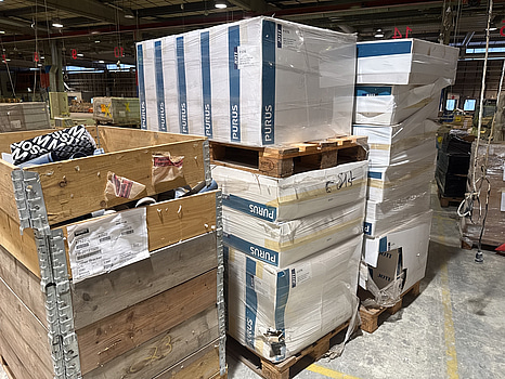 126 st golvbrunnar Purus Joti 75 mm | Sidoavlopp | 1 pall