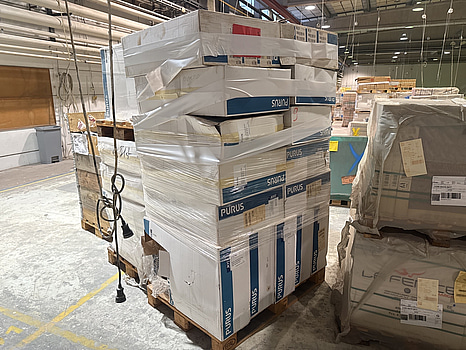 132 st golvbrunnar Purus Joti 75 mm | Sidoavlopp | 1 pall