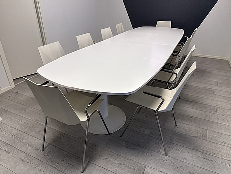 Konferensbord med 10 stolar | 360x120x72 cm