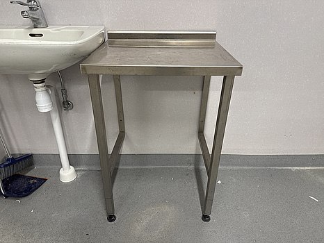 Rostfri bänk | 50x43x78 cm