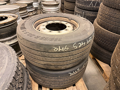 2 st lastbilshjul 385/55 R22,5