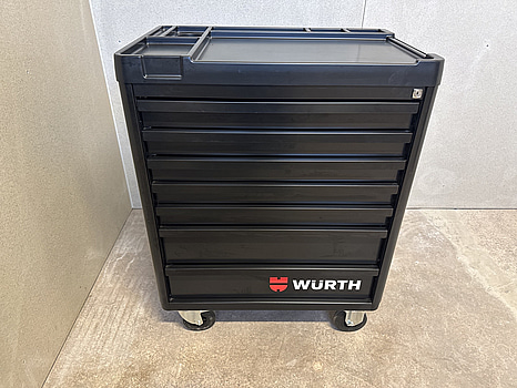 Verktygsvagn Würth, svart