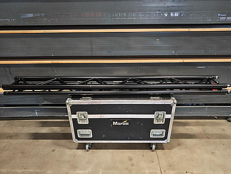 4 st, 2,5 m ladder truss, "30-typ", svart.