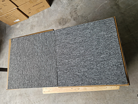 80 m² textilmattor, grå, NY