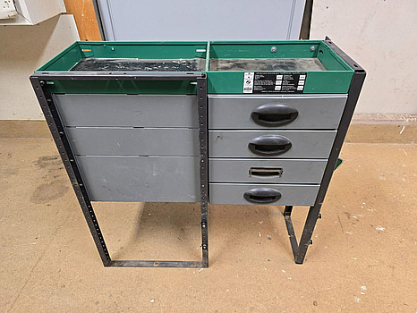 Verkstadsinredning för skåpbil