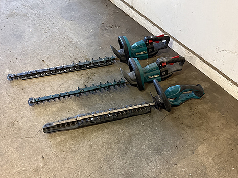 3 st häcksaxar Makita
