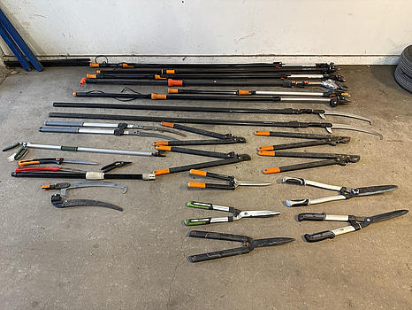 Utrustning för beskärning av träd & buskar