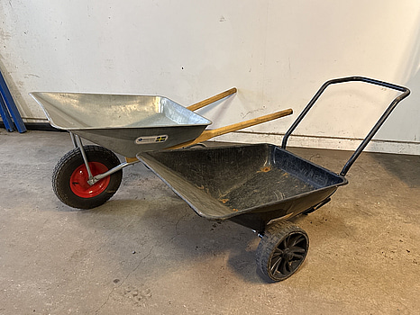 2 st skottkärror