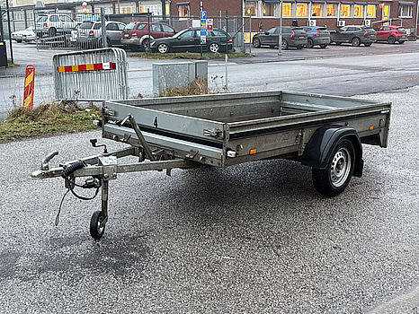 Obromsad släpvagn med tipp Brenderup LM0750 | 2020
