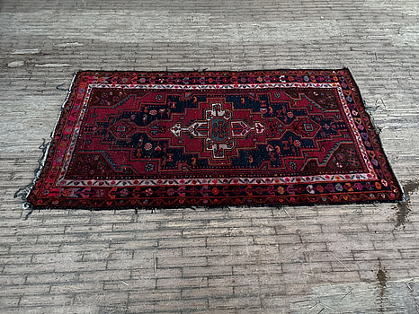 Orientalisk matta, handvävd