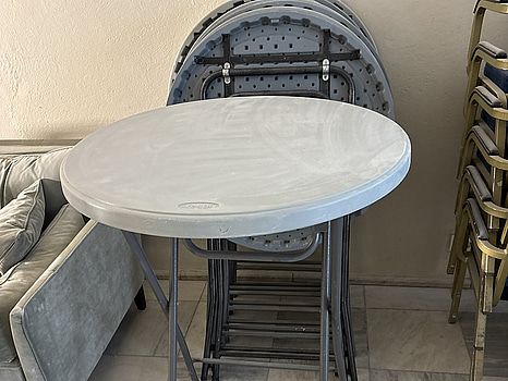 8 st. fällbara ståbord