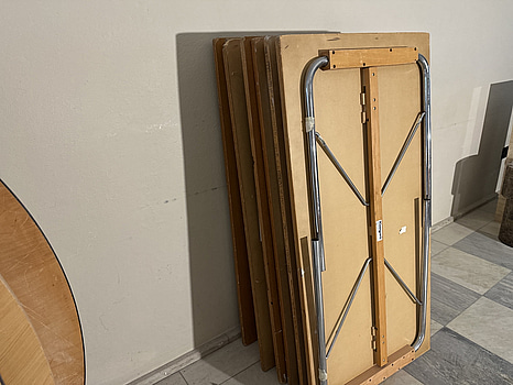 8 st. Arbetsbord Klaessons, fällbara