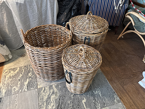 3 st. Tvättkorgar Artwood