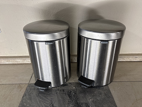 2 st. Papperskorgar Brabantia