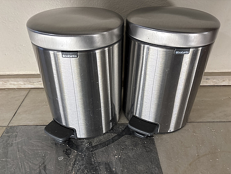 2 st. Papperskorgar Brabantia