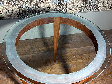 Soffbord med glasskiva