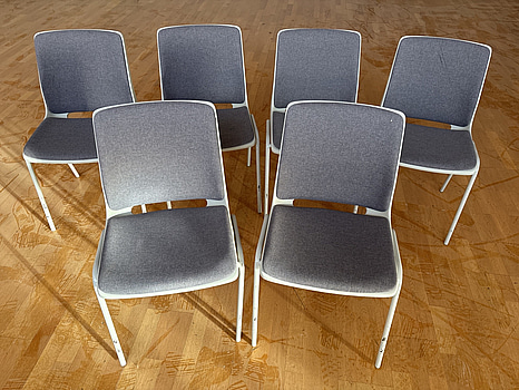 5 st. Konferensstolar FLOKK