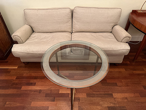 Soffa inkl. soffbord