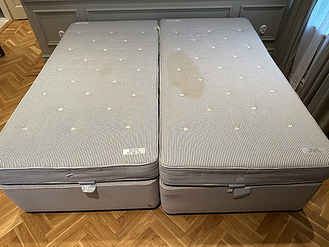 Dubbelsäng Hypnos  inkl. resårmadrasser