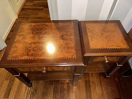 2 st. Sidobord, olika storlekar