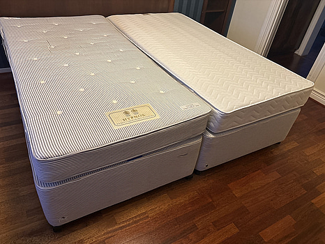 Dubbelsäng Hypnos inkl. resårmadrasser