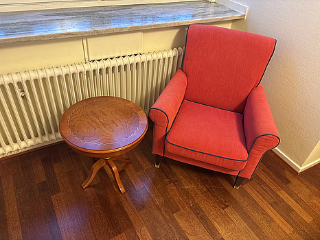 Fåtölj och Soffbord Decca