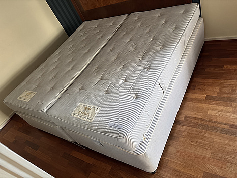 Dubbelsäng inkl. bäddmadrass Hypnos