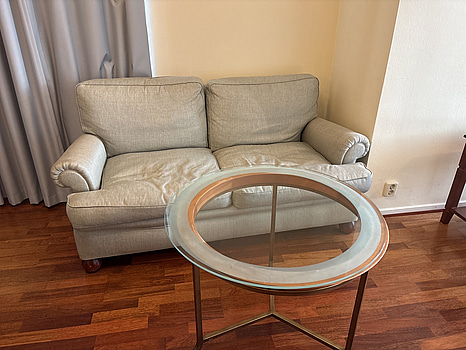 Soffa inkl. soffbord