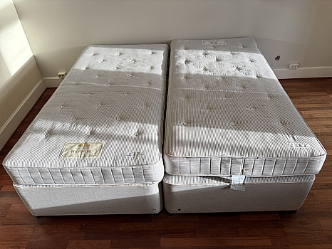 Dubbelsäng inkl. bäddmadrass Hypnos