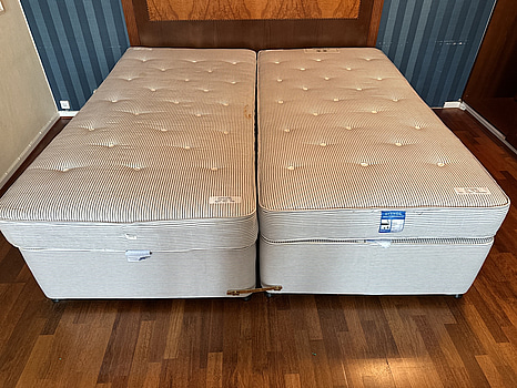 Dubbelsäng Hypnos inkl. resårmadrass