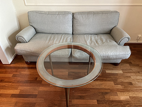 Soffa inkl. soffbord