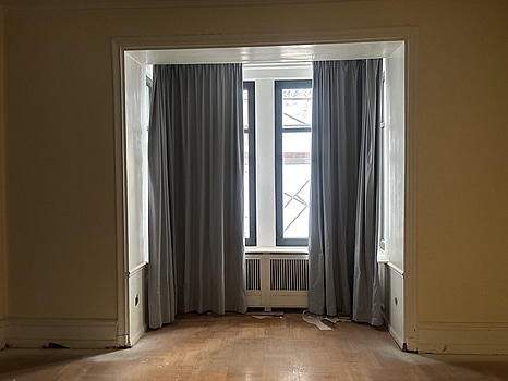 2 st. Mörkläggningsgardiner, grå