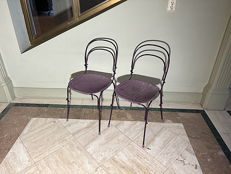 2 st. Stolar för utomhusbruk