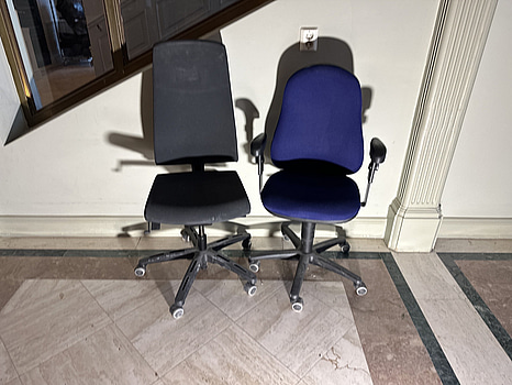 2 st. Kontorsstolar, olika modeller