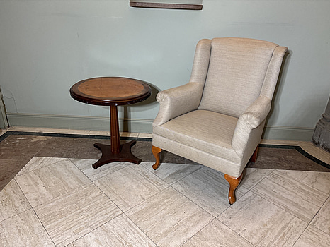 Fåtölj inkl. soffbord