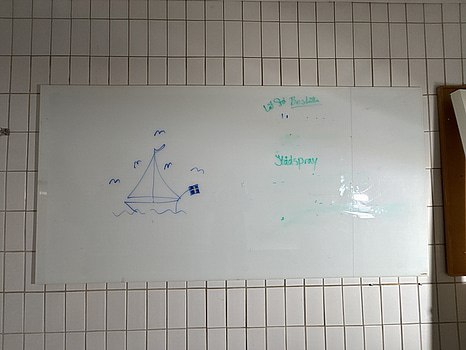 Whiteboard I glas Lintex