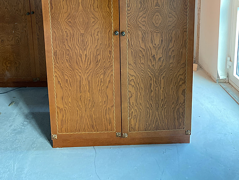 Garderob Decca, inkl. bagageställ