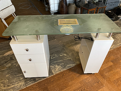 Salongbord med inbyggd fläkt